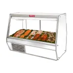 image of Howard-McCray SC-CFS32E-6-LED 74" Flat Refrigerated Seafood Display Case, White