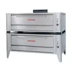 image of Blodgett 1048 DOUBLE Gas Pizza Deck Oven, Double Deck