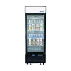 image of Atosa USA MCF8720GR 27" 1 Section Glass Door Freezer Merchandiser in Black, 19.4 cu. ft.