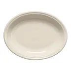 image of Steelite HL457350 Oval Fiesta China Platter, 11.625" x 8.875" x 1.5", Linen Finish, Oven Safe to 425°F - 1 Dozen