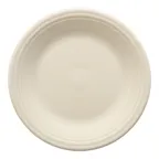 image of Steelite HL466350 - 10.5" Round Linen China Plate, Oven Safe to 425°F, 12 Per Case - 1 Dozen