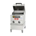 image of Cookshack CB024 26" Cast Iron Wood Burning Charbroiler, Free Standing / Wood Fired