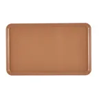 image of Cambro 3253514 Metric Tray – 12-3/4" x 20-7/8", 1/1 GN Fiberglass, Earthen Gold Finish, NSF Certified