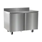 image of Delfield ST4564NP 64" 2-Door Worktop Freezer, Stainless Steel Exterior, 0°F-5°F temp, 19.68 cu. ft.