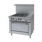 image of Garland US Range G36-4G12C Gas 36" Restaurant Range
