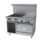 image of Garland US Range G48-4G24CS Gas 48" Restaurant Range