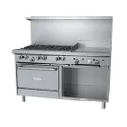 image of Garland US Range G60-6G24CS Gas 60" Restaurant Range