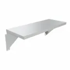 image of Vulcan PLTRAIL-VCCB72 Plate Shelf, Plate Rail, 72" Wide x 10" Deep, Stainless Steel Construction