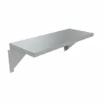 image of Vulcan PLTRAIL-VTEC14 Plate Shelf, Plate Rail, 14" Wide x 10" Deep, Stainless Steel Construction