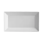 image of GET PP1029627836I White Rectangular Melamine Cafeteria Tray 13" x 8" Plastic - 1 Dozen