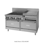image of Garland US Range GFE60-6R24CR Gas 60" Restaurant Range