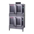 image of Blodgett DFG-100 DBL Double Deck Full Size Gas Convection Oven w/ Standard Depth, Solid State Digital Controls, 110.000 BTU