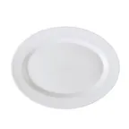 image of GET PA1101937712 China Platter – Oval 13"W x 10"D, Porcelain, Corona Elegance, 1 Dozen