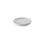 image of GET PA1605990412 China Tea Saucer, 5.9" Round Porcelain, Beige Corona Artisan Finish, 1 Dozen