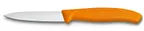image of Victorinox 6.7606.L119-X1 Paring Knife – 3.25" Orange Handle, Swiss Classic, 3" Blade – 1/Box