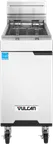 image of Vulcan JEF50-ES-QS-PLATINUM Full Pot Floor Model Electric Fryer