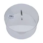 image of Concasse MCPACP12 12" Clear Acrylic Plastic Cake Cover, Skull Design for 12" Round Cakes, Food-Grade