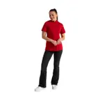 image of Chef Works BCWSZ006-RED-XS - Women's Red Chef Coat XSmall, Poly/Cotton, Zipper, Apron Snap Pocket