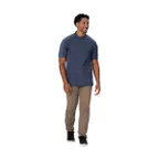 image of Chef Works CBN02-AFB-4XL Short Sleeve Chef Coat, 4XL, Air Force Blue, 62% Polyester/38% Cotton