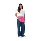 image of Chef Works FREV-HOT-0 Waist Apron – Reversible Hot Pink, 11.75" L x 21" W, 3 Pockets, 65/35 Poly/Cotton