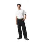 image of Chef Works PBN02-BLK-42 - Men's 9.9oz Utility Carpenter Pants, 42, 100% Cotton, Black, Pockets, Knees