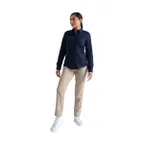 image of Chef Works W151-DNA-M Dress Shirt – Dark Navy, Women’s 40-42, 4oz Poly/Cotton, Adjustable Cuffs