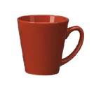 image of International Tableware 839-2194 Funnel Cup, 12 oz Red Ceramic, 3-5/8" Dia, Microwave - 1 Dozen