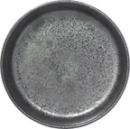 image of International Tableware AL-15-CS 10oz Carbon Black Vitrified Stoneware Bowl 5" Deep Round - 1 Dozen