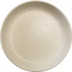 image of International Tableware AL-18-TW 25 oz Bowl, 8" Dia x 1-5/8" H, White Reactive Glaze - 1 Dozen