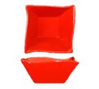 image of International Tableware AS-11-CR - 11oz Square Crimson Red China Bowl, Porcelain, 1 Dozen