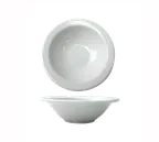 image of International Tableware BL-15 - 10-1/2 oz White Fruit Bowl, 6.5" Dia., Porcelain Safe - 1 Dozen