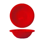 image of International Tableware CA-10-CR - 13oz Crimson Red Grapefruit Bowl, 6-5/8" Dia, Ceramic - 1 Dozen