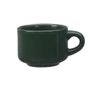 image of International Tableware CA-23-G - 7 oz Cancun™ Ceramic Cup 3¼" Dia x 2½" H Microwave Safe - 1 Dozen