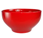 image of International Tableware CA-44-CR - 44 oz (7") Ceramic Bowl Crimson Red Cancun™ Safe - 1 Dozen