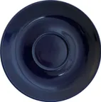 image of International Tableware CA-68-CB - 7" Round Vitrified Saucer in Cobalt Blue Cancun™, 1 Dozen