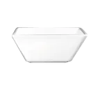 image of International Tableware EL-15 - 15oz Square Porcelain Bowl, Bright White, 1 Dozen