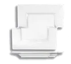 image of International Tableware EL-75 China Plate – 8-1/8" Form Porcelain, Bright White, Rolled Edge – 1 Dozen