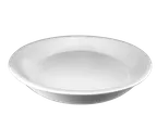 image of International Tableware FA-442 - 10" White Porcelain Serving Plate, 48 oz, Dishwasher Safe - Case