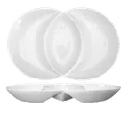 image of International Tableware FA2-14 China Compartment Plate/Platter