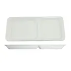 image of International Tableware FAW-1465 China Compartment Plate/Platter