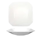image of International Tableware HE-3 - Square 8" Soup Bowl, 26 oz White Bone China, Microwave Safe - 1 Dozen