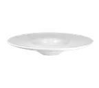 image of International Tableware LD-1125 9oz Bright White Porcelain Bowl 11" Wide Rim 1 Dozen