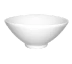 image of International Tableware MD-105 9oz White Porcelain China Bowl, 4.75" Dia, 2" H, Footed - 1 Dozen