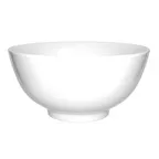 image of International Tableware MD-1050 - 12oz 5" Round Soup Bowl, Porcelain, White, Microwave Safe - 1 Dozen
