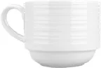 image of International Tableware MZ-23 China Cup 7 oz (3.25" Dia x 2.63" H) Porcelain, Stackable - 1 Dozen