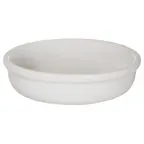 image of International Tableware OB-55-EW – 8oz Cream Brulee Ramekin, 5-1/8" Dia 1-3/8" H, Ceramic White, 1 Dozen