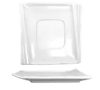 image of International Tableware PC-2 - 6" x 6" Porcelain Saucer, Microwave & Dishwasher Safe - 1 Dozen