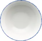image of International Tableware PR-207-CB - 20 oz Porcelain Bowl, 6"¾ x 2"¼, Blue Underglaze - 1 Dozen