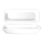 image of International Tableware QP-114 - 18‑Oz Porcelain Rectangular Bowl, 10" x 4" Microwave Safe - 1 Dozen