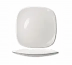 image of International Tableware QP-6 - 6" Square Porcelain China Plate, White, Microwave Safe, 1 Dozen
